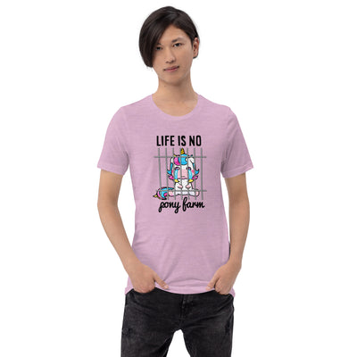 Life is no Pony Farm - German Mood Unisex T-Shirt