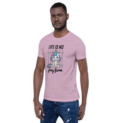 Life is no Pony Farm - German Mood Unisex T-Shirt