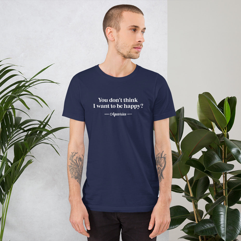 Aquarius - Zodiac Mood Unisex T-Shirt