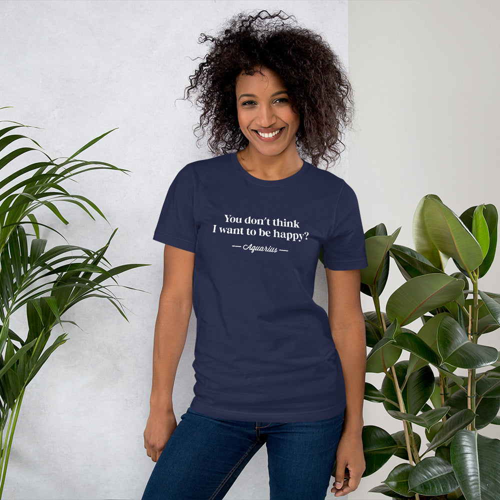 Aquarius - Zodiac Mood Unisex T-Shirt