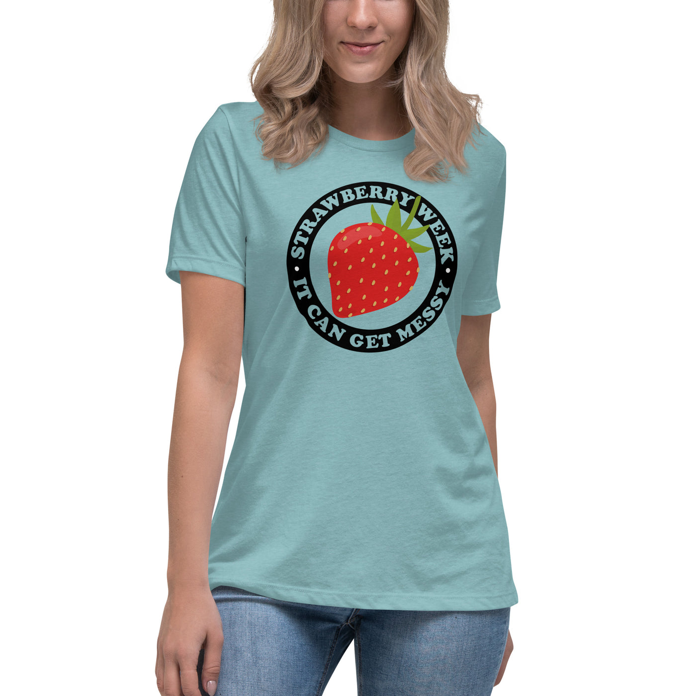 Strawberry Week Period Mood Women's T-Shirt