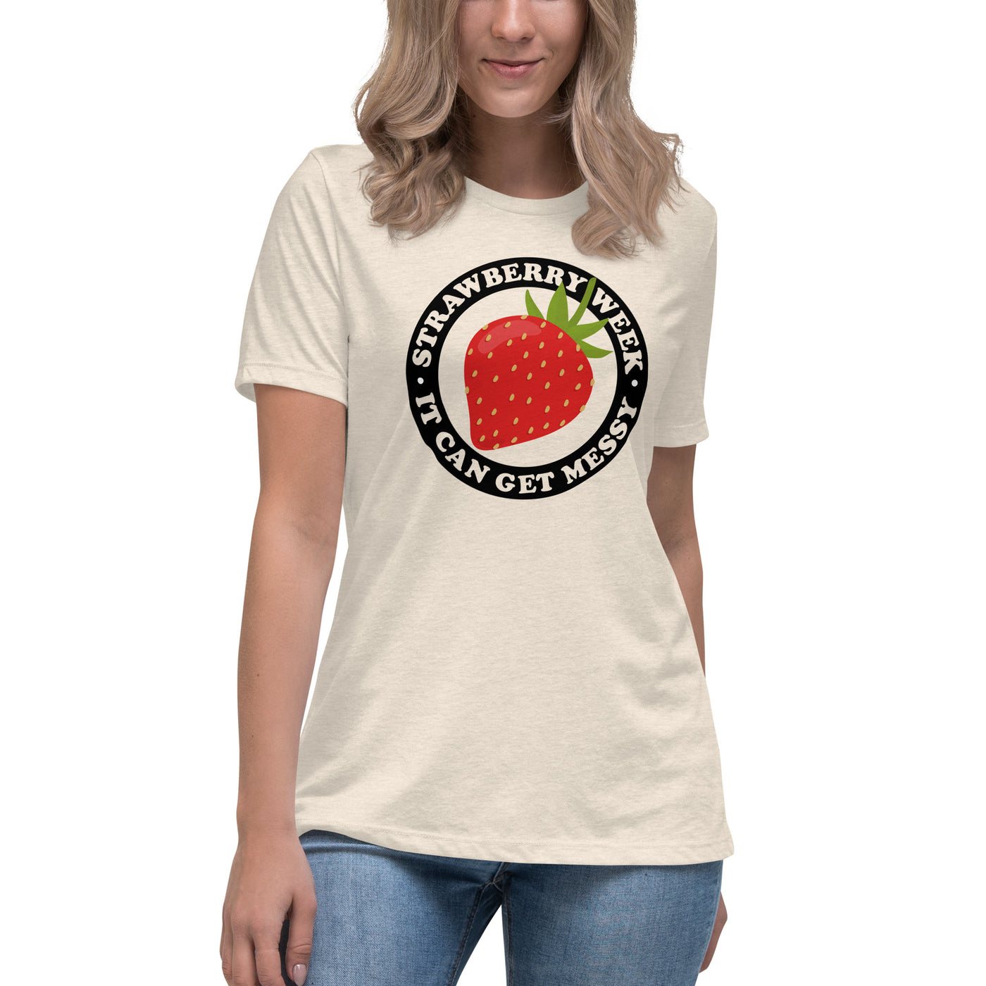 Strawberry Week Period Mood Women's T-Shirt