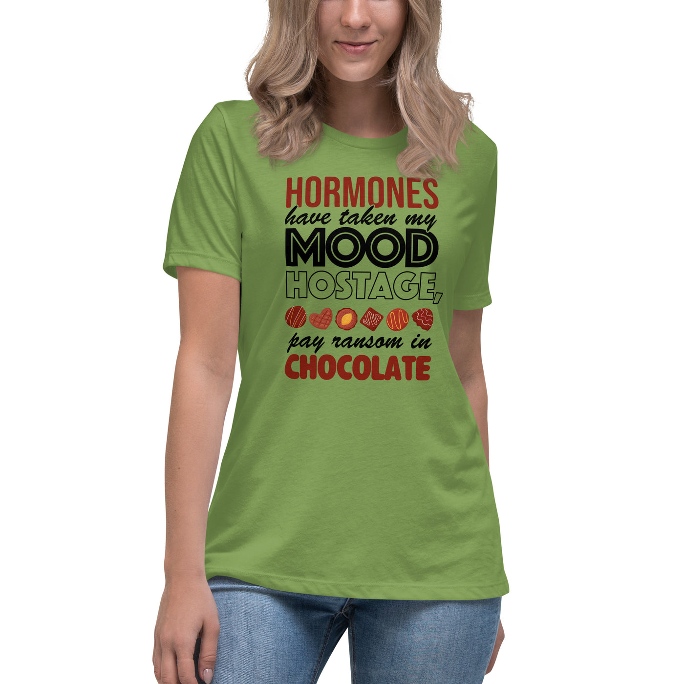 Hormones Chocolate Period Mood Women's T-Shirt