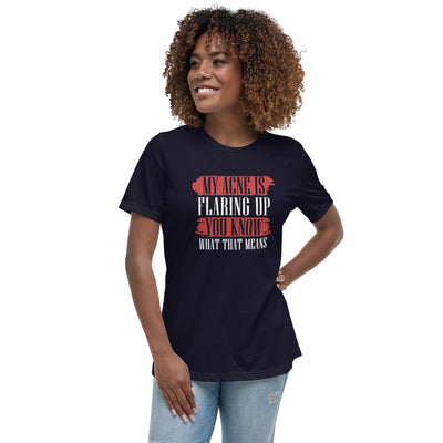 Acne Flaring Period Mood Women's T-Shirt