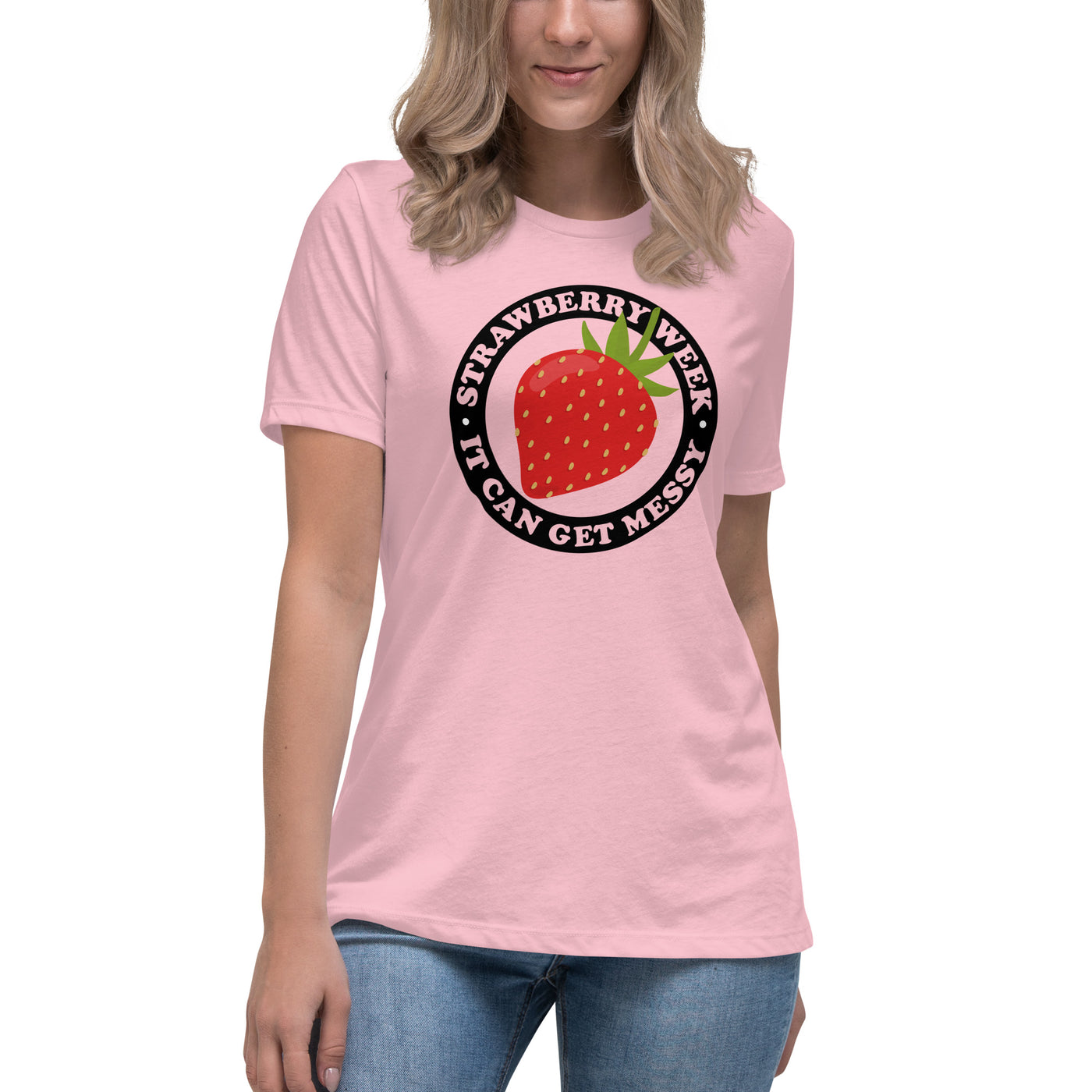 Strawberry Week Period Mood Women's T-Shirt