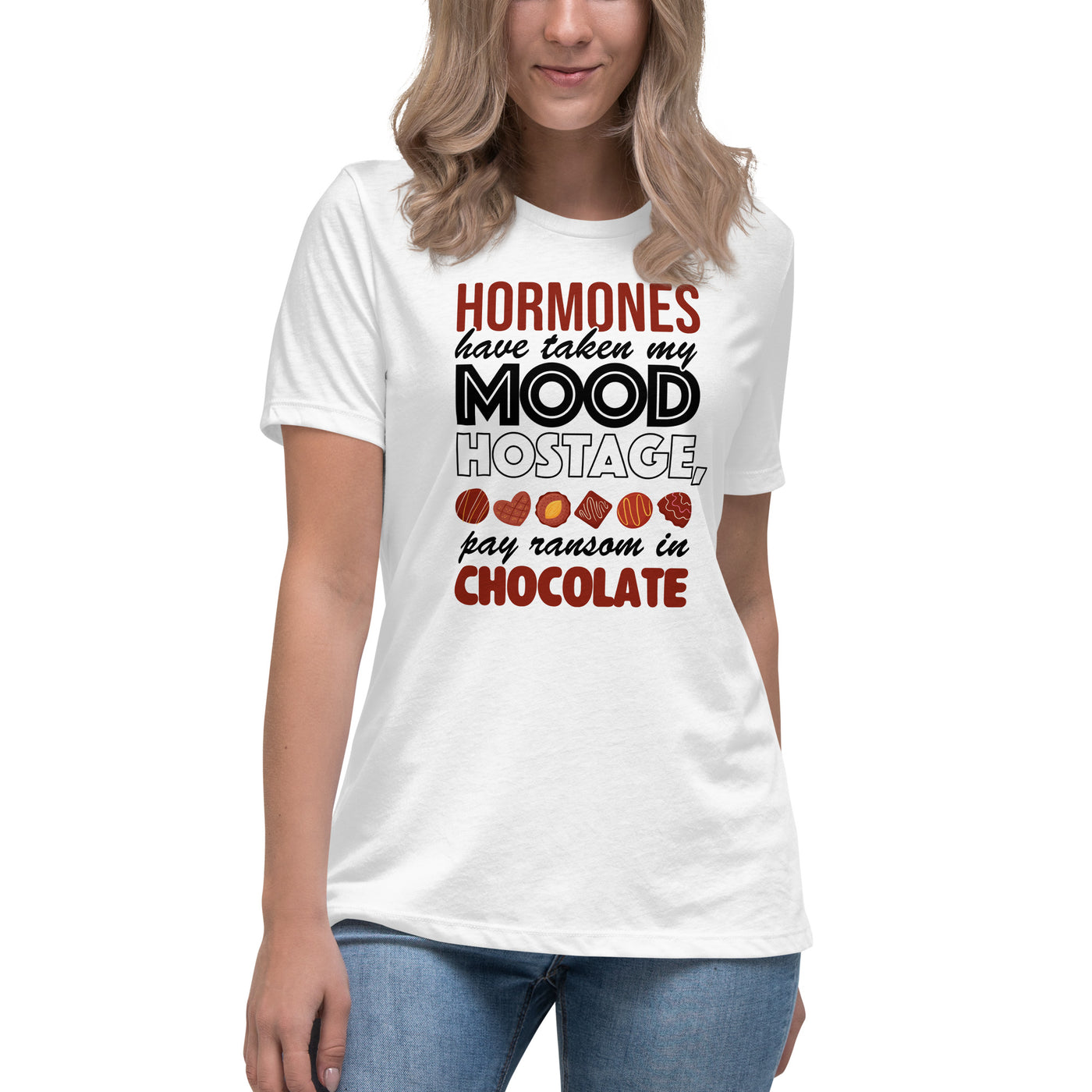 Hormones Chocolate Period Mood Women's T-Shirt