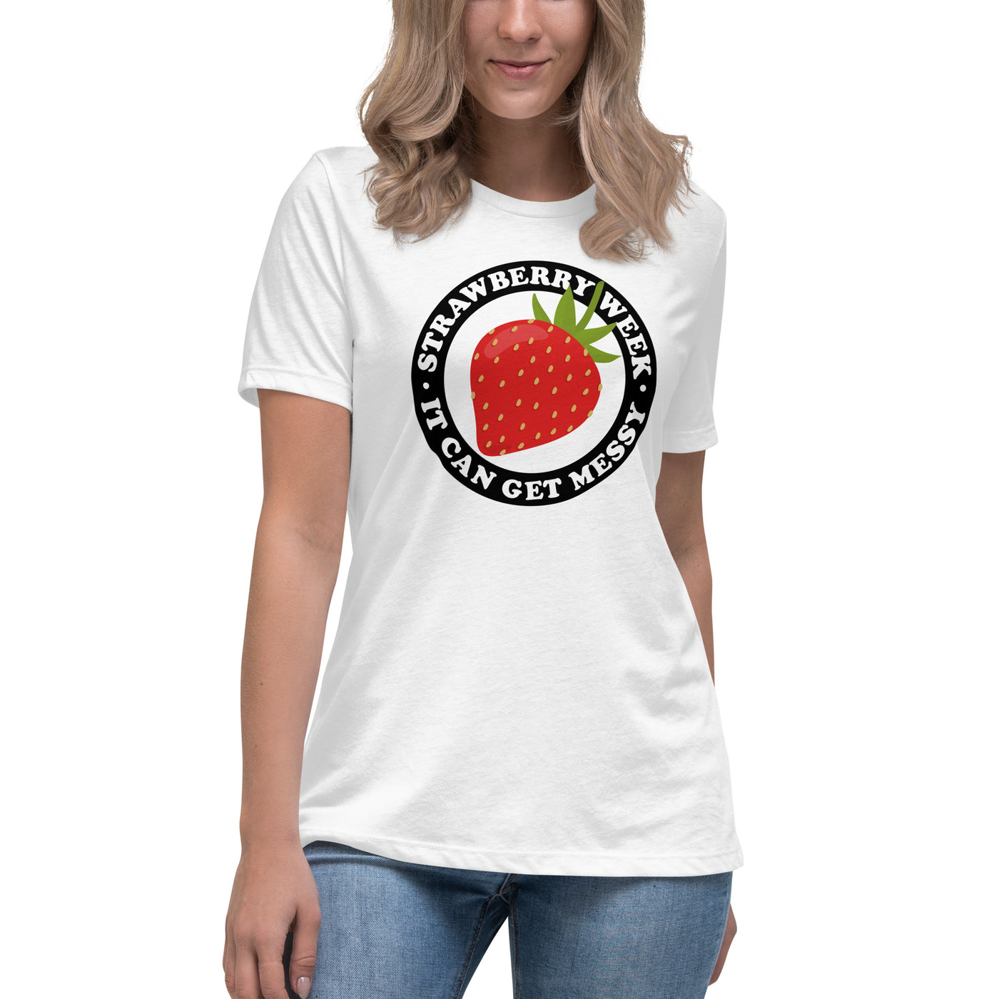 Strawberry Week Period Mood Women's T-Shirt