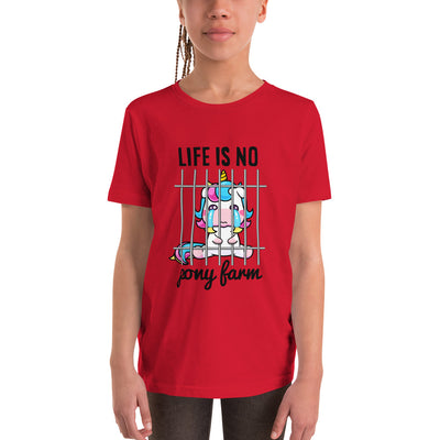 Life is no Ponyfarm - German Mood Kids T-Shirt